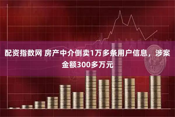 配资指数网 房产中介倒卖1万多条用户信息，涉案金额300多万元