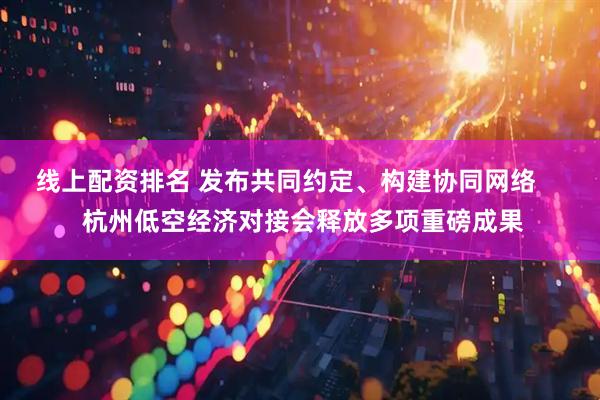 线上配资排名 发布共同约定、构建协同网络     杭州低空经济对接会释放多项重磅成果